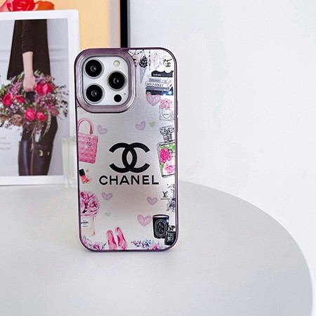 chanel iphone15 pro  i花 柄 ブランド おしゃれ スマホケース 