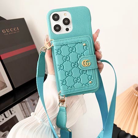 メンズ gucci グッチ レザー iphone 16 プラス ケース