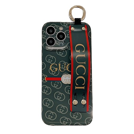 ブランド gucci iPhone 16 ケース手首バンド