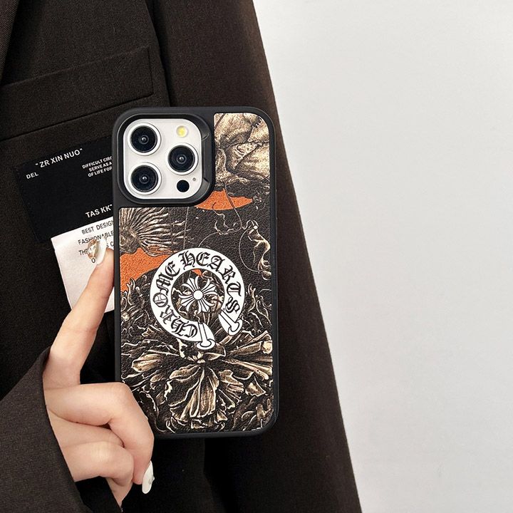  chrome hearts 男女兼用 個性IPhone ケース 15  15プロ 