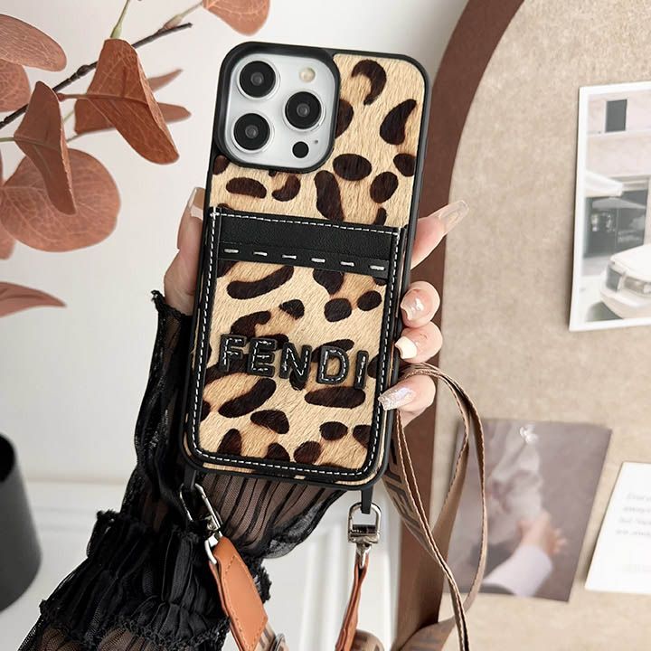  fendi iphone15 plus ケース カード収納 