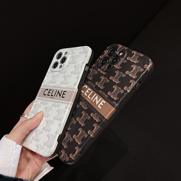 ブランドロゴ celine iphone 15プラス スマホケース