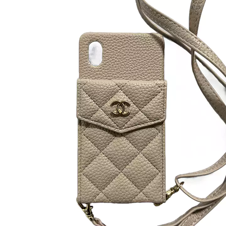 女性向け chanel  カード ケース   エクスペリア 10 II/10 III/X 10 IV/ 1 V ケース